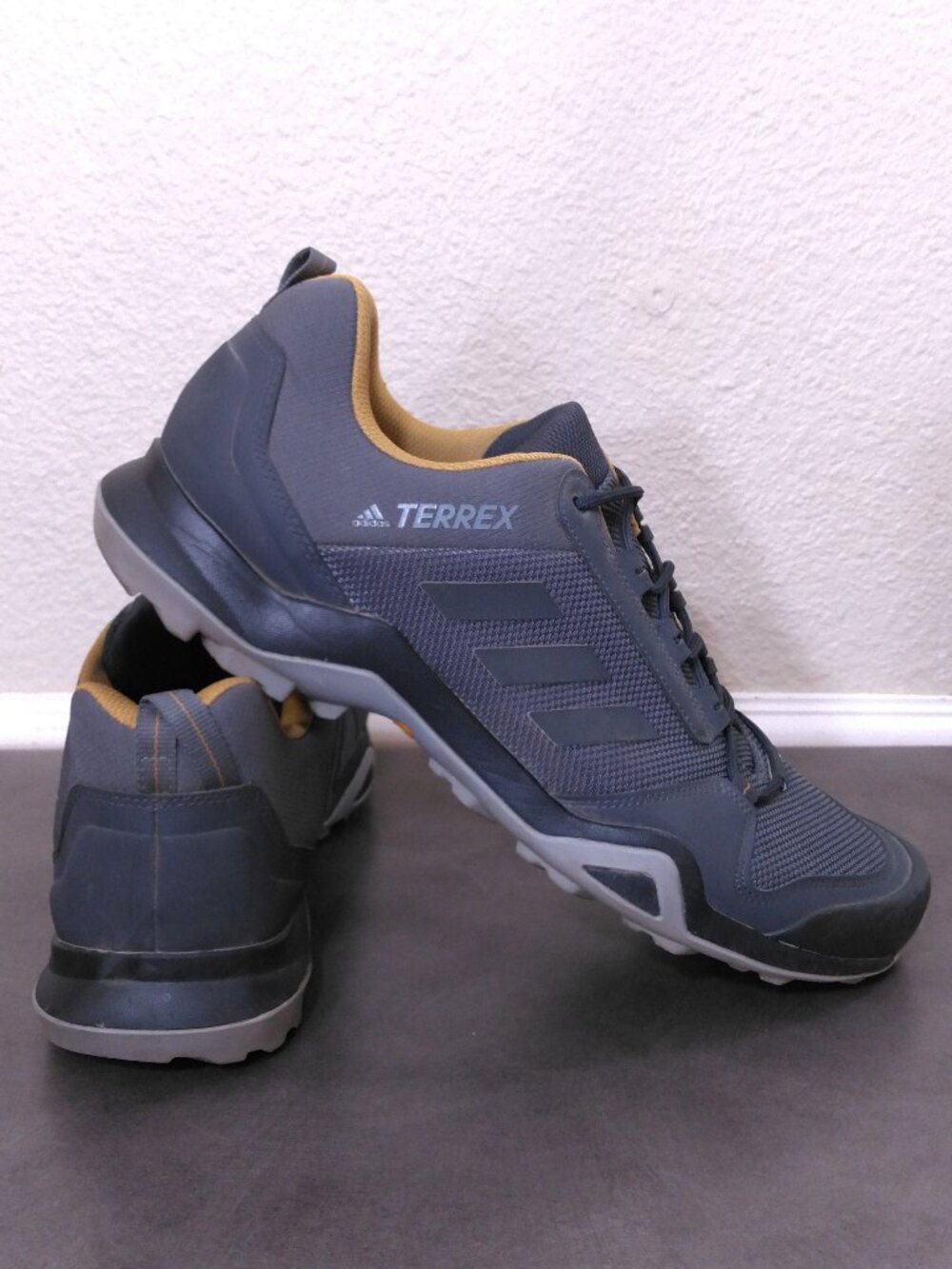 ADIDAS Terrex AX3 Shoes SIZE 14 ART BC0525 TRAIL Hiking HIKE Grey Black Mesa EVA
